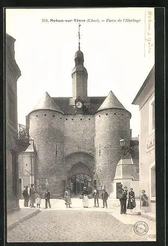AK Mehun-sur-Yèvre, Porte de l`Horloge