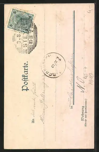 AK Bergsteiger beim Aufstieg