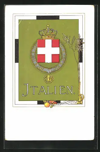 AK Wappen von Italien