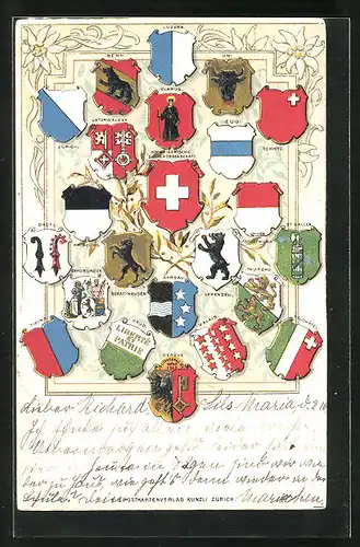 AK Wappen aus der Schweiz