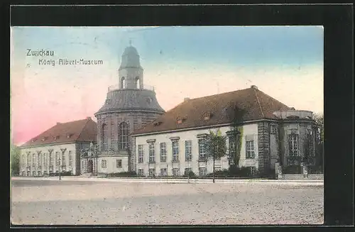 AK Zwickau, König Albert-Museum