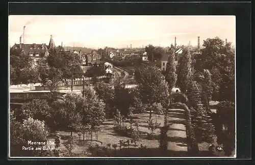 AK Meerane, Partie am Bahnhof