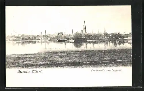 AK Storkow (Mark), Gesamtansicht vom Dolgensee