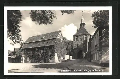 AK Stralsund, Kütertor mit Jugendherberge