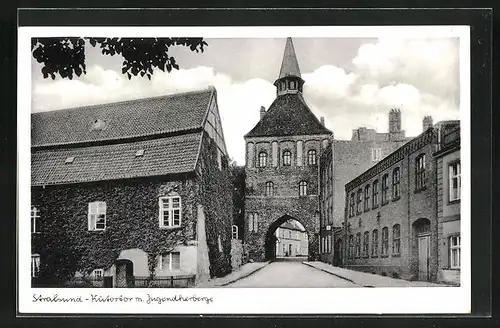 AK Stralsund, Kütertor mit Jugendherberge