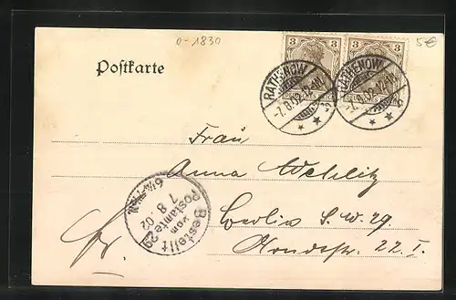 AK Rathenow, Denkmal Wilhelm der Grosse