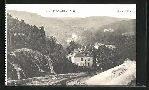 AK Bad Freienwalde a. O., Brunnenthal