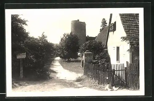 AK Raben im Fläming, An der Burg Rabenstein