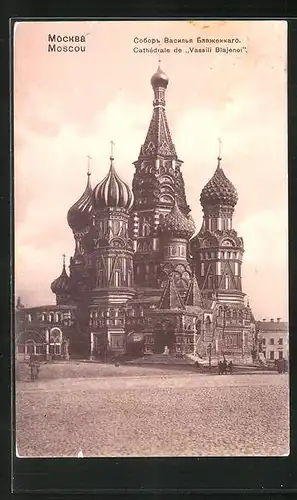 AK Moscou, Cathédrale de Vassili Blajenoi