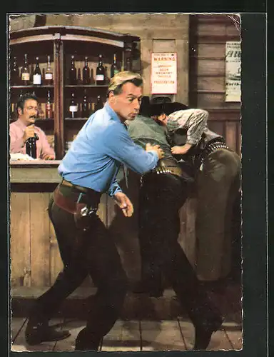 AK Lex Barker in Winnetou I. Teil, Filmszene