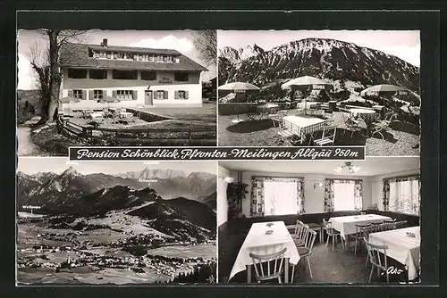 AK Pfronten-Meilingen, Pension Schönblick, Gesamtansicht