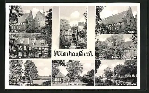 AK Wienhausen i. Hann., Kloster, Wassermühle, Mühlengrund