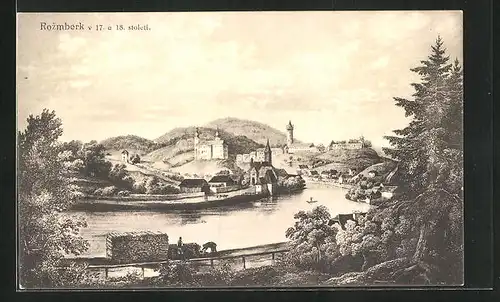 AK Rozmberk, Celkový pohled, v 17. a 18. stoleti