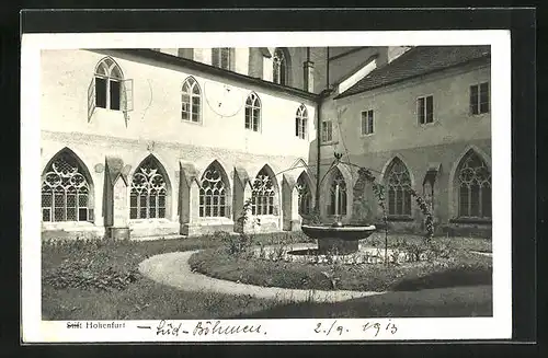 AK Hohenfurt, Innenhof im Kloster
