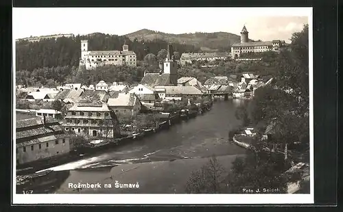 AK Rosenberg, Panorama mit Flusslauf