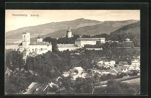 AK Rosenberg, Blick zum Schloss