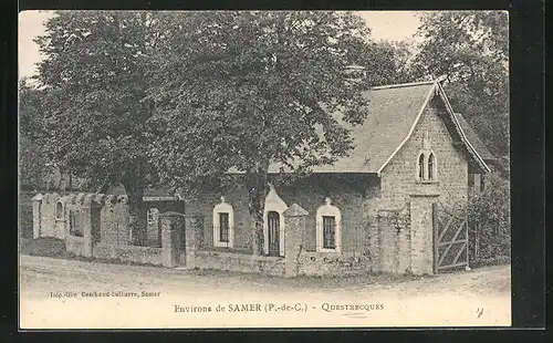 AK Questrecques, Teilansicht mit Gebäude