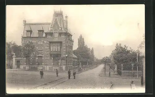 AK Bethune, Place de la Republique et Boulevard Victor Hugo