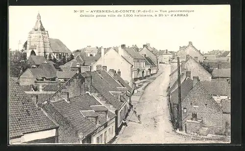 AK Avesnes-le-Comte, Vue panoramique