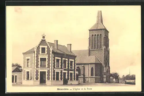 AK Meurchin, l'Église et la Poste