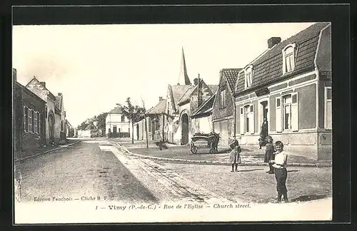 AK Vimy, Rue de l'Eglise