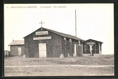 AK Plateau-de-Lorette, la Chapelle, Vue extérieure