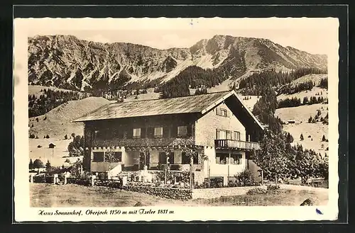 AK Oberjoch i. Allgäu, Hotel Haus Sonnenhof