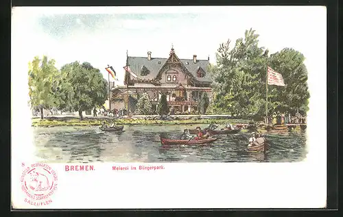 AK Bremen, Meierei im Bürgerpark