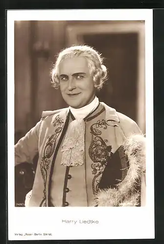 AK Schauspieler Harry Liedtke im Kostüm einer Filmrolle