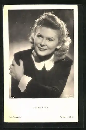 AK Schauspielerin Carsta Löck mit bezauberndem Lächeln