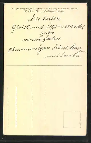 AK Oberammergau, Passionsspiele 1910, Sebastian Lang als Annas