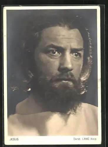 AK Oberammergau, Passionsspiele 1934, Jesus-Darsteller Alois Lang