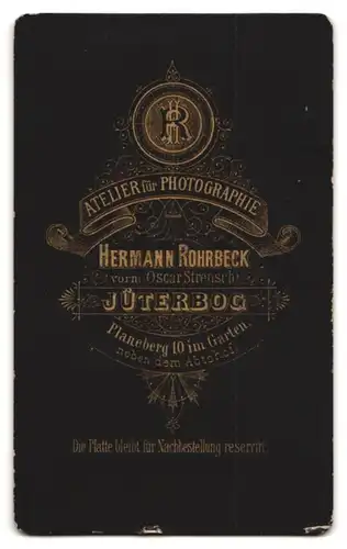 Fotografie Hermann Rohrbeck, Jüterbog, Planeberg 10, Junge Dame in modischer Kleidung