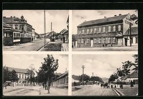 AK Brünn / Brno-Julianov, Delnicky Dum, Strassenbahn