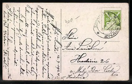 AK Znaim, Flusspartie gegen Zentrum