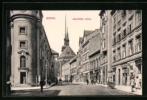 AK Brünn / Brno, Jesuitská ulice
