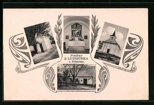 AK Nemcany-Lutrstek, Pouthický Chrám Páne, Hostinec a Lázné