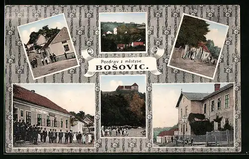 AK Bosovice, Obecni Hostinec, Celkový pohled, Hrad