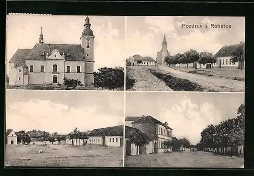 AK Rohatec, Kostel, Námestí