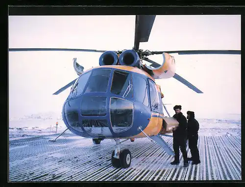 AK Hubschrauber vom Typ MI-8 der Aeroflot