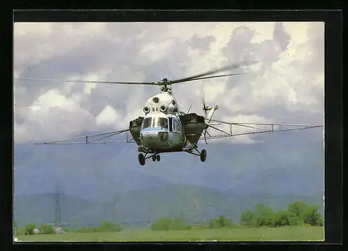 AK Hubschrauber vom Typ MI-2 der Aeroflot