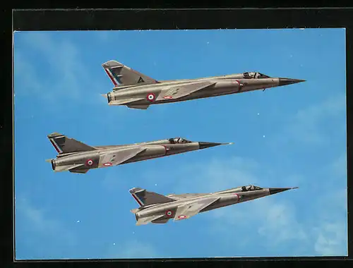 AK Französische Kampfflugzeuge vom Typ Mirage F 1