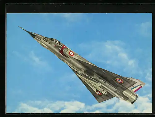 AK Französisches Kampfflugzeug vom Typ Mirage III E