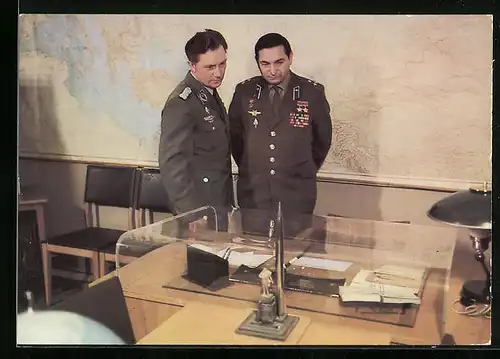 AK Gemeinsamer Kosmosflug UdSSR und DDR, Kosmonauten Waleri Bykowski und Sigmund Jähn