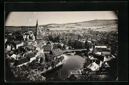 AK Krumau / Cesky Krumlov, Zamek, Panorama