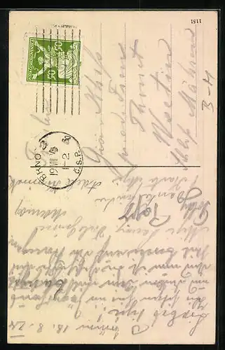 AK Schreibwald, Gasthof Jägerhaus, Innen- und Aussenansicht