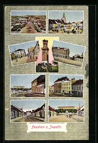 AK Ivancice, Strassenpartie, Marktplatz