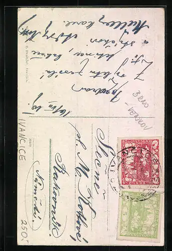 AK Ivancice, Strassenpartie, Marktplatz