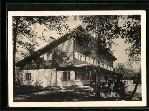 AK Brünn / Brno-Schreibwald, Gasthof Neues Jägerhaus