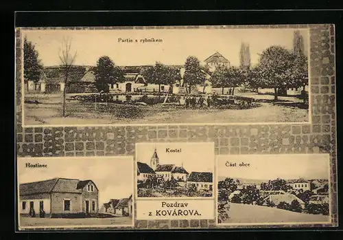 AK Kovárov, Hostinec, Cast obce, Kostel